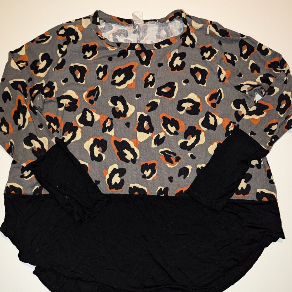 Super Soft Sew in Love Leopard Long Sleeve